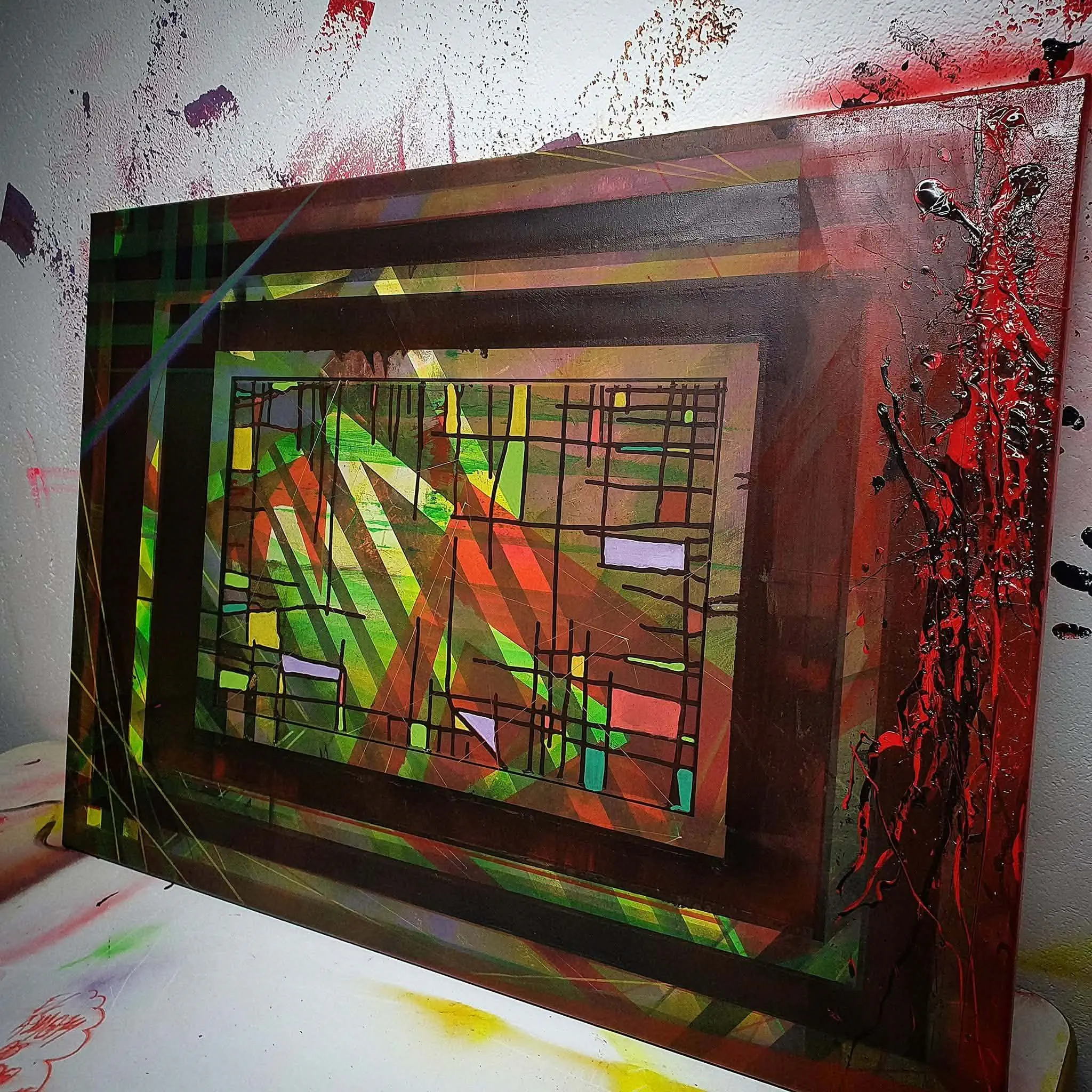 Obra Albedrio - Técnica Mixta - Carlos Orellana